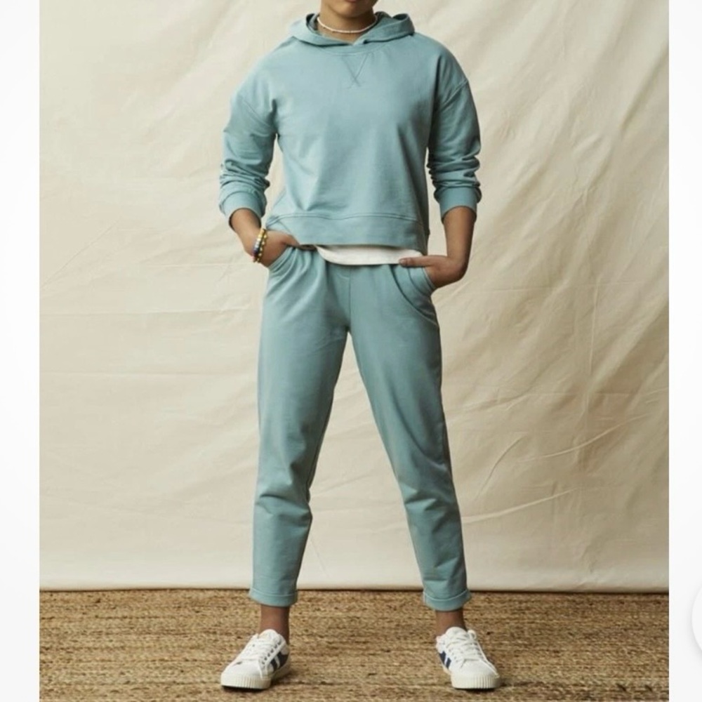 Matilda Jane Enchanted Garden Sanibel Soft Green Hoodie + Joggers Set